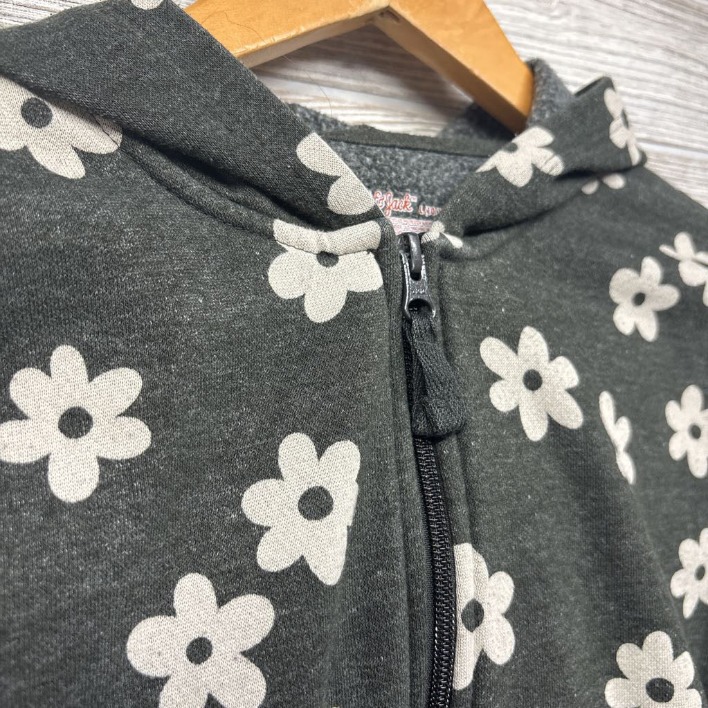 Full Zip Hoodie Flowers 10-12