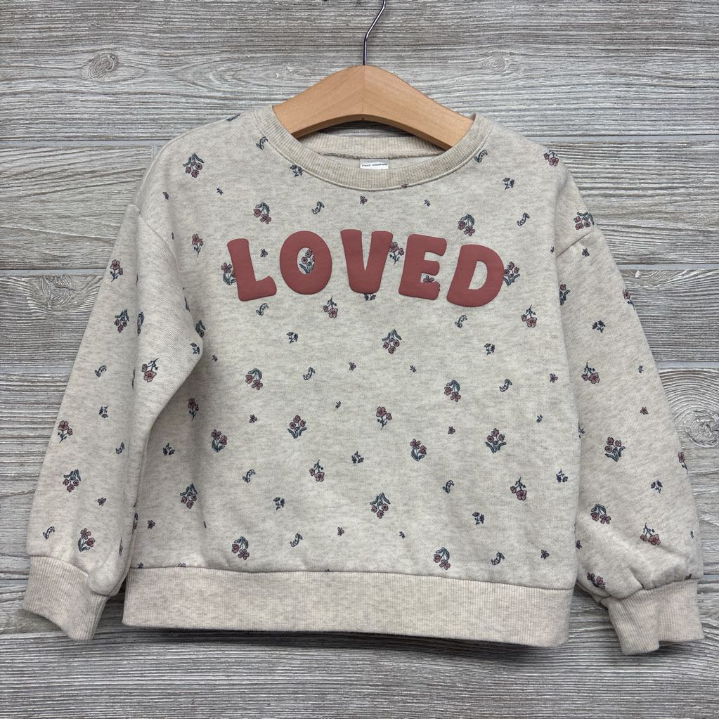 Crewneck Loved Flowers 4T