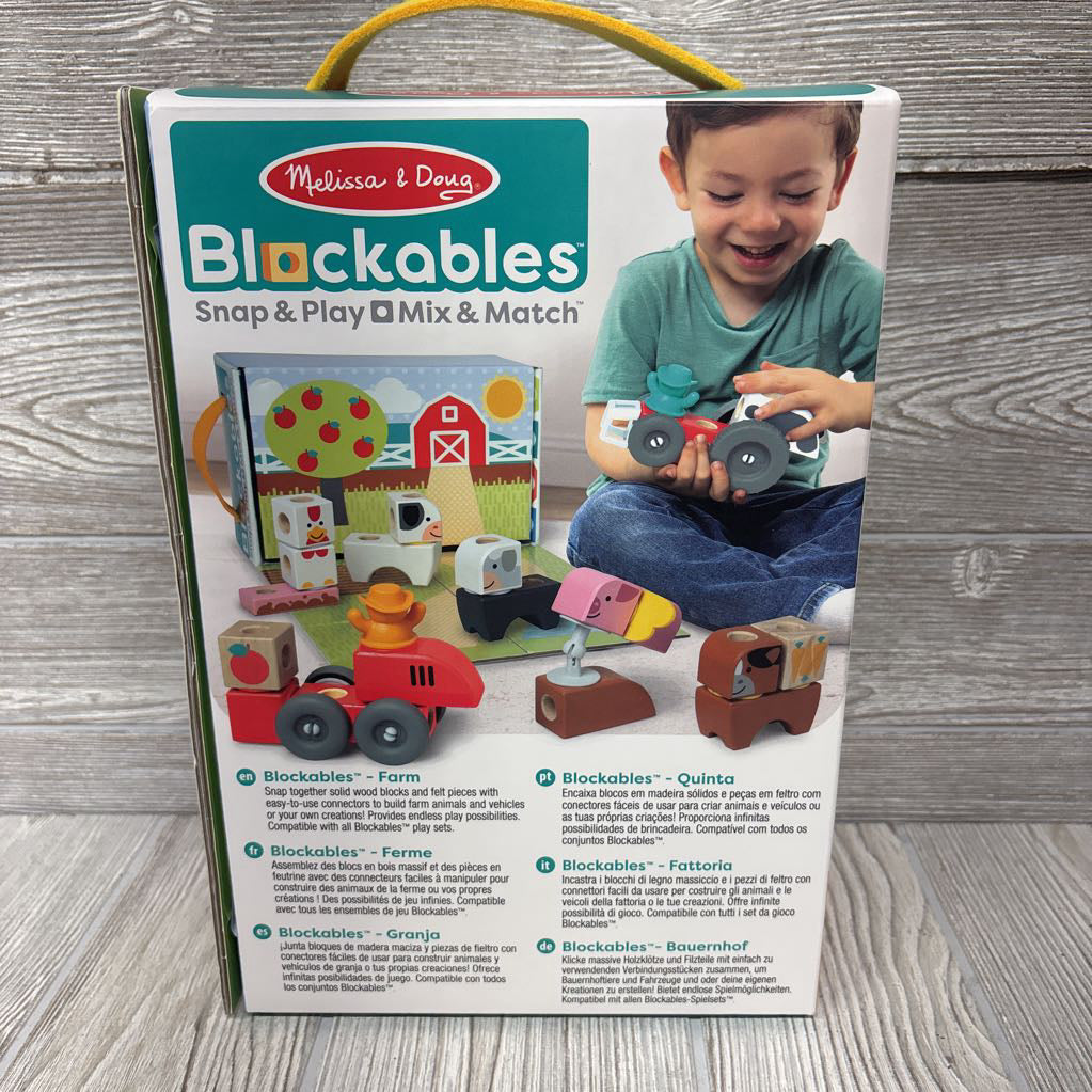 Blockables Snap & Play Mix & Match Farm Play Set