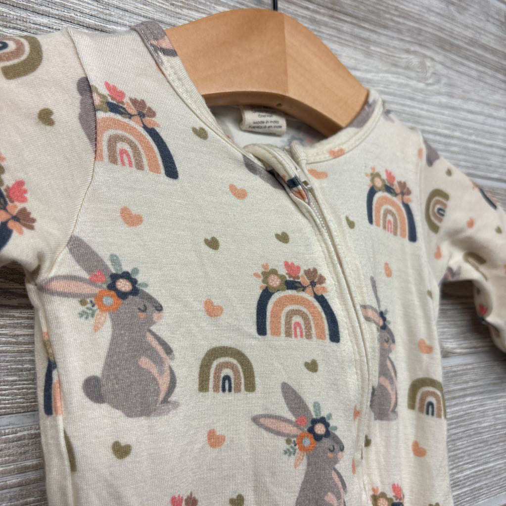 Bamboo Sleeper Rainbows Bunnies 0-3M