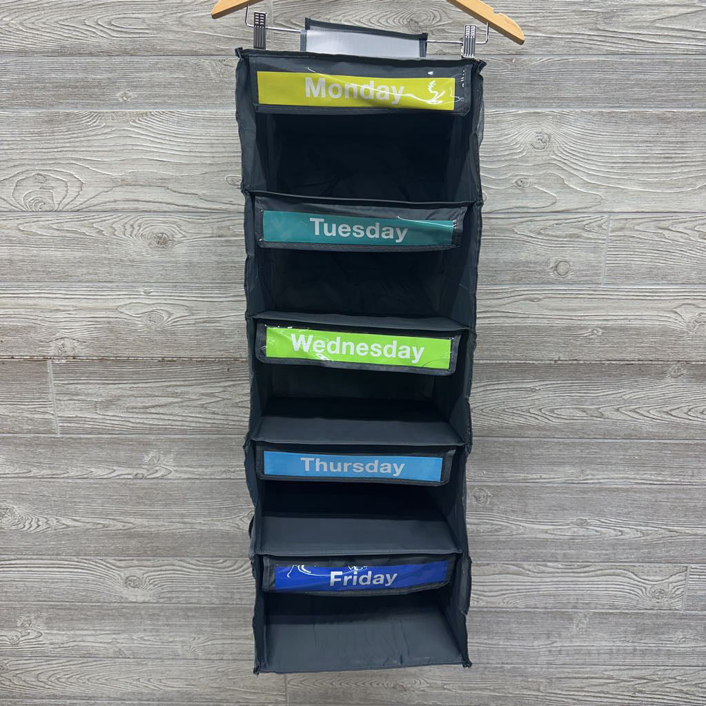 Closet Organizer Days Of The Week