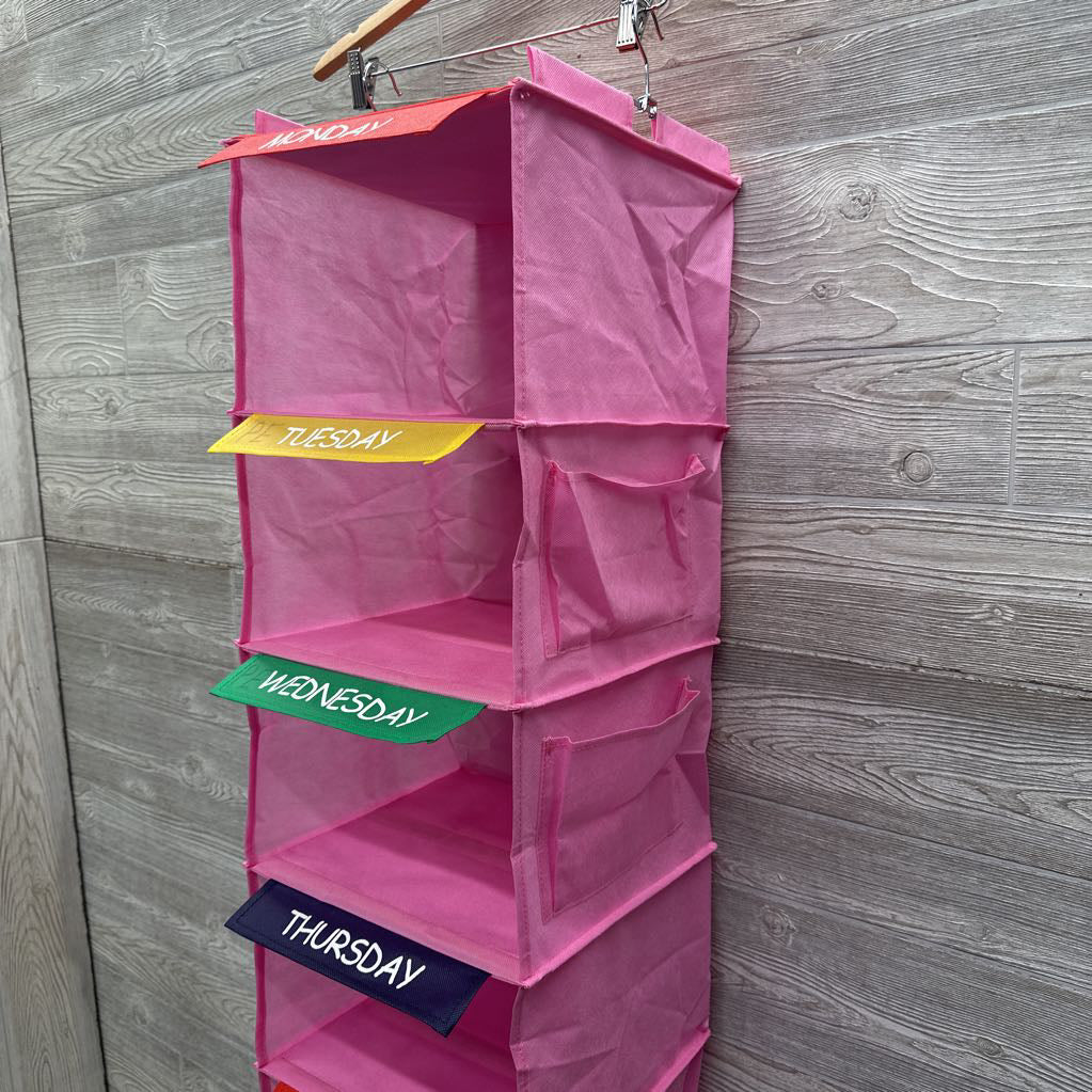 Closet Organizer Days Of The Week
