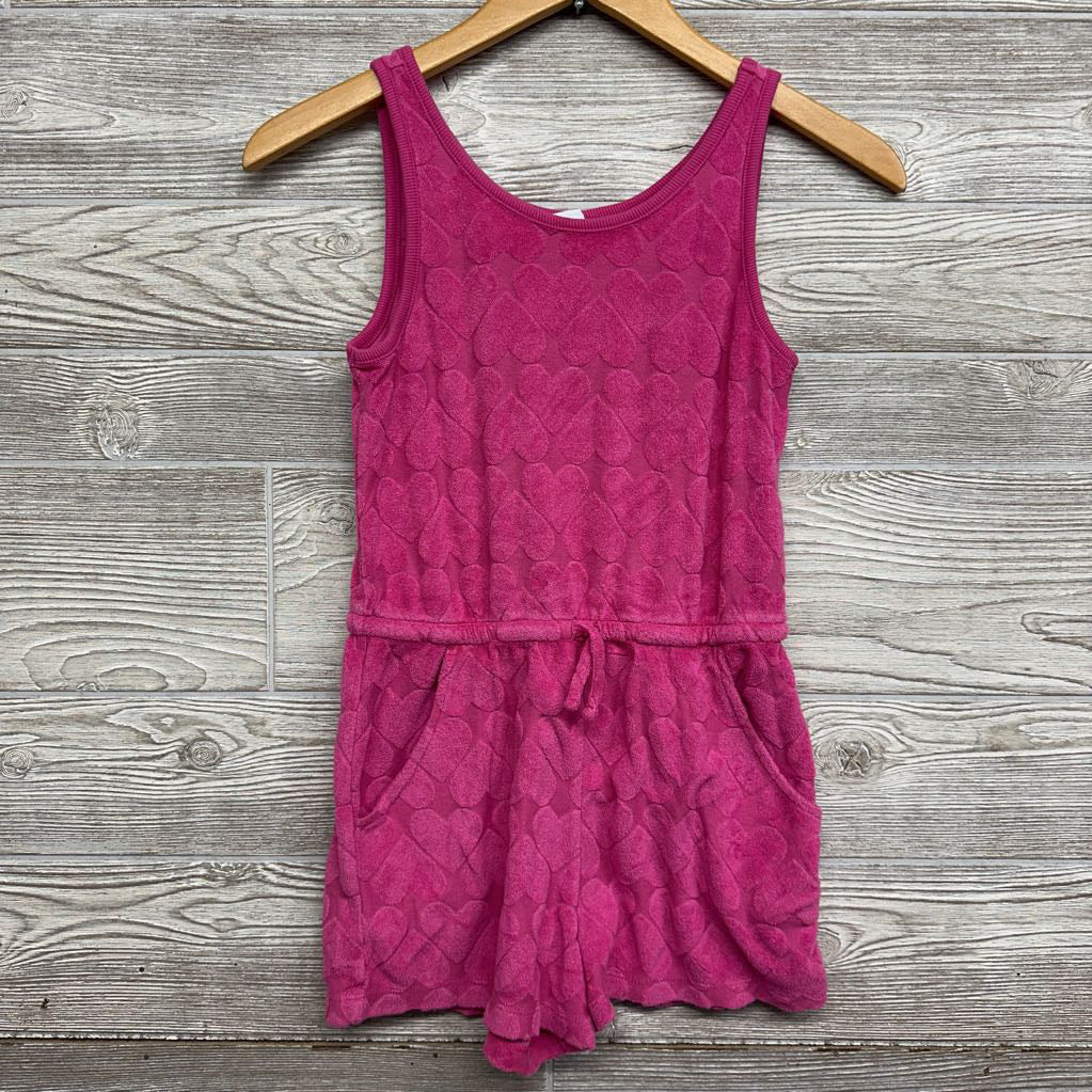 Romper Terry Hearts 10-12