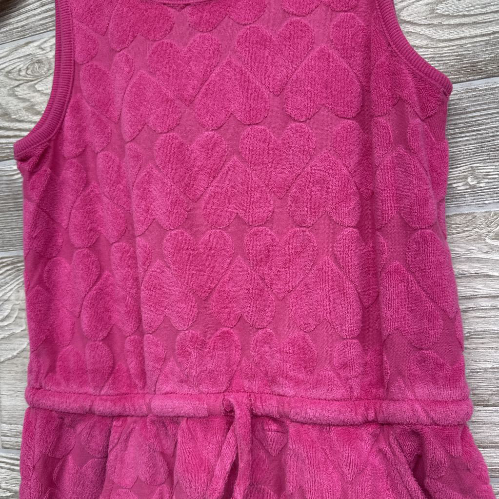 Romper Terry Hearts 10-12