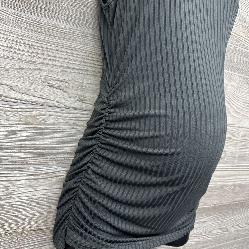 Ribbed Ruched Tank Top Medium