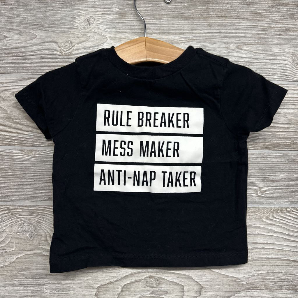 Shirt Rule Breaker Mess Maker 9-12M