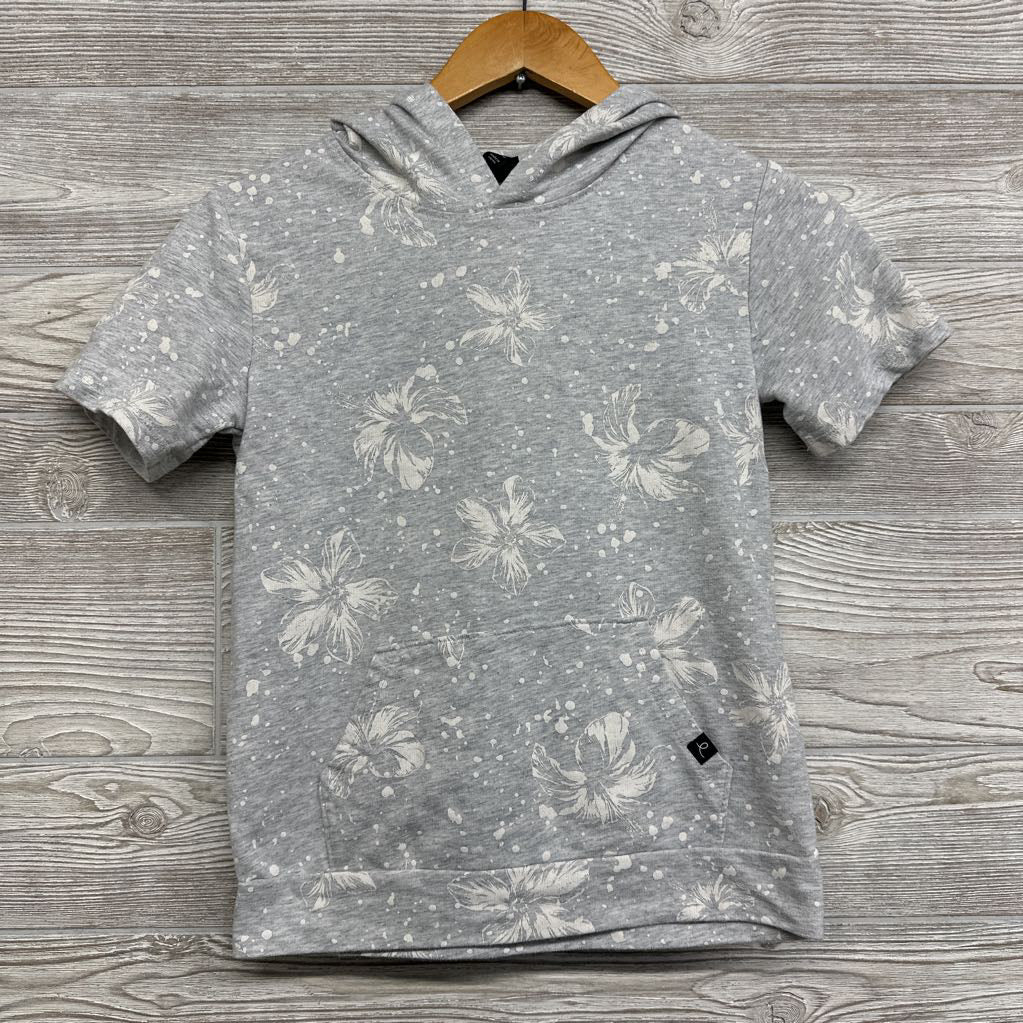 Shirt W/ Hood Flowers 8-10