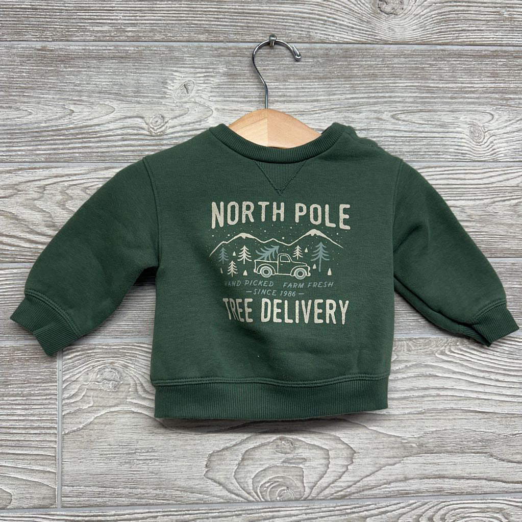 Crewneck North Pole Tree Delivery 3M