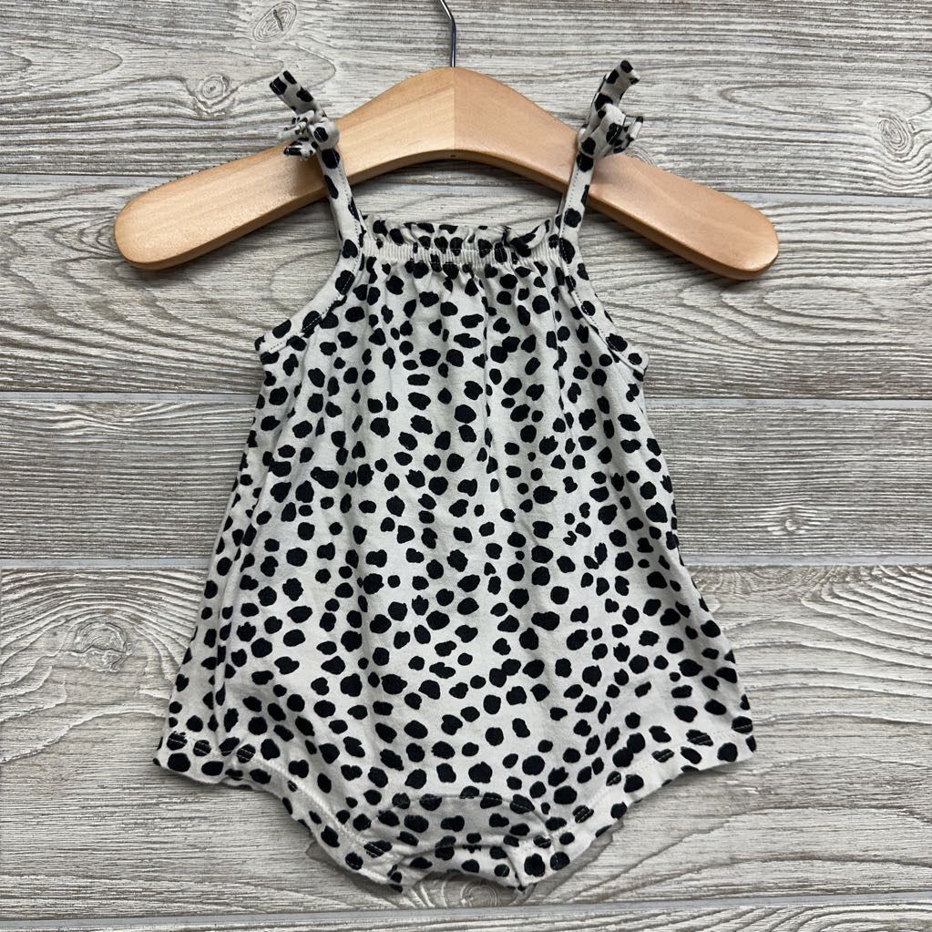 Tank Top Romper Dots 0-3M