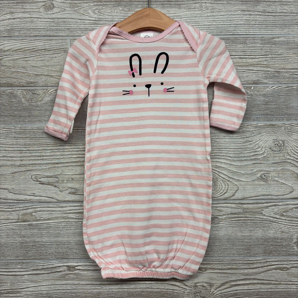 Gown Stripped Rabbit 0-6M