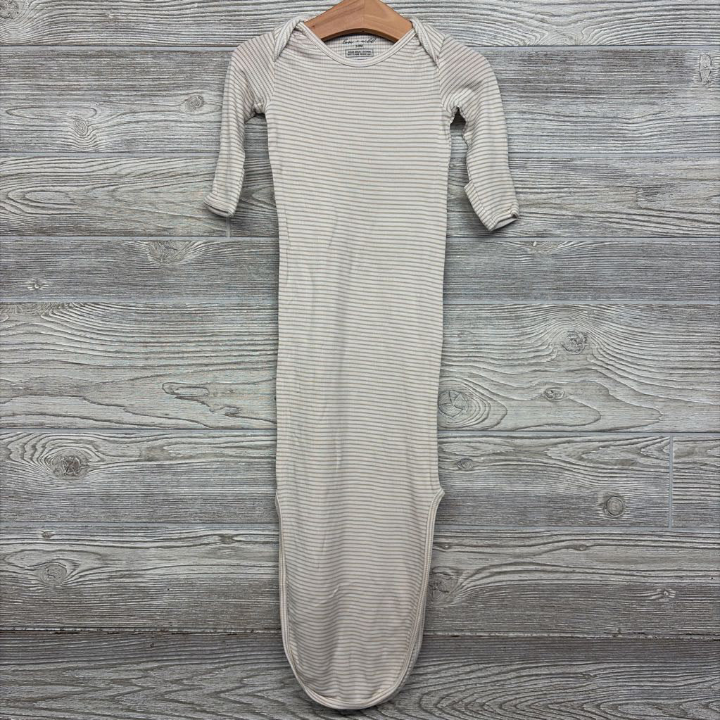 Bamboo Gown Stripes 3-6M