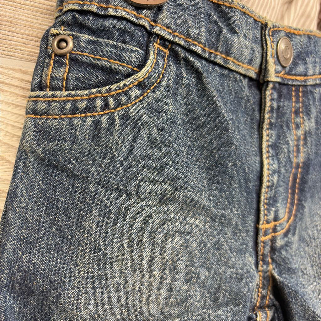 NEW Suspender Jeans, Button Up Shirt Stripes & Hearts 3M