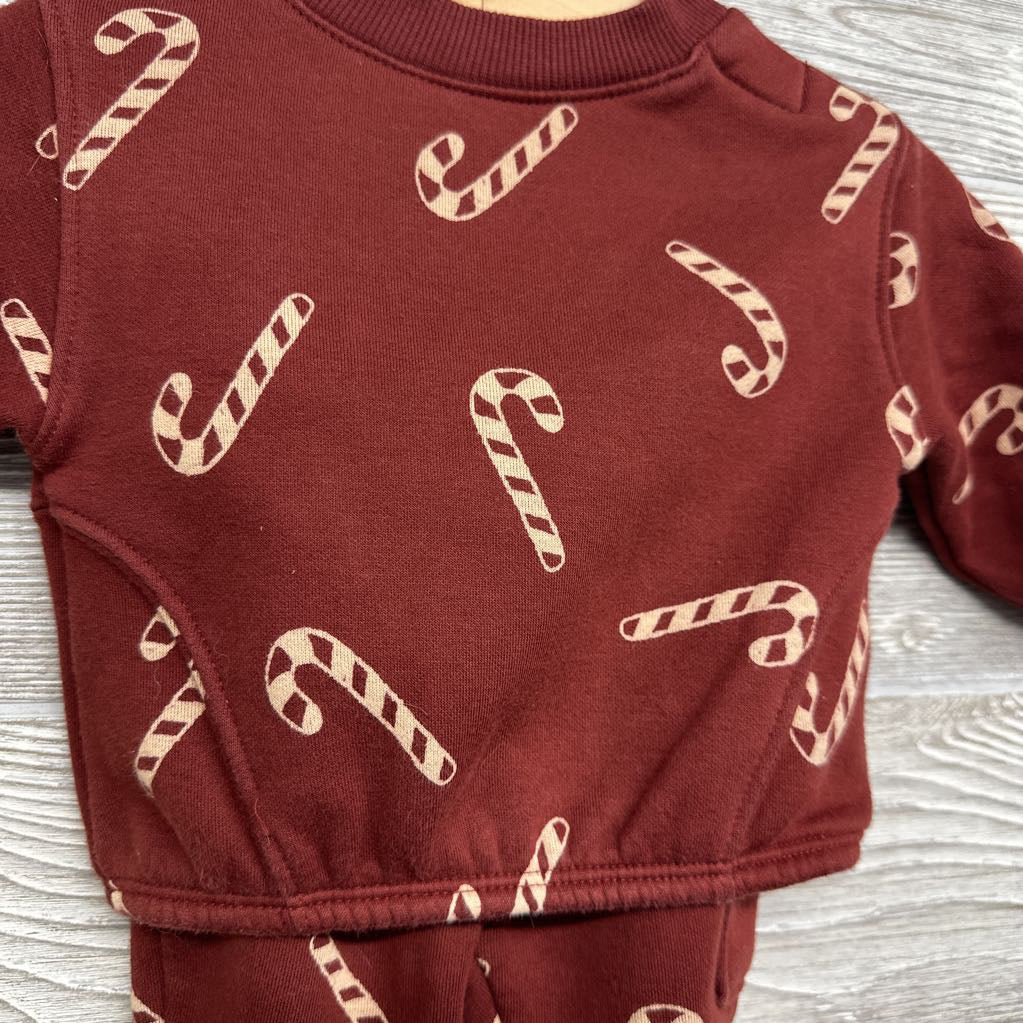 Crewneck & Cargo Sweatpants Candy Canes 3M