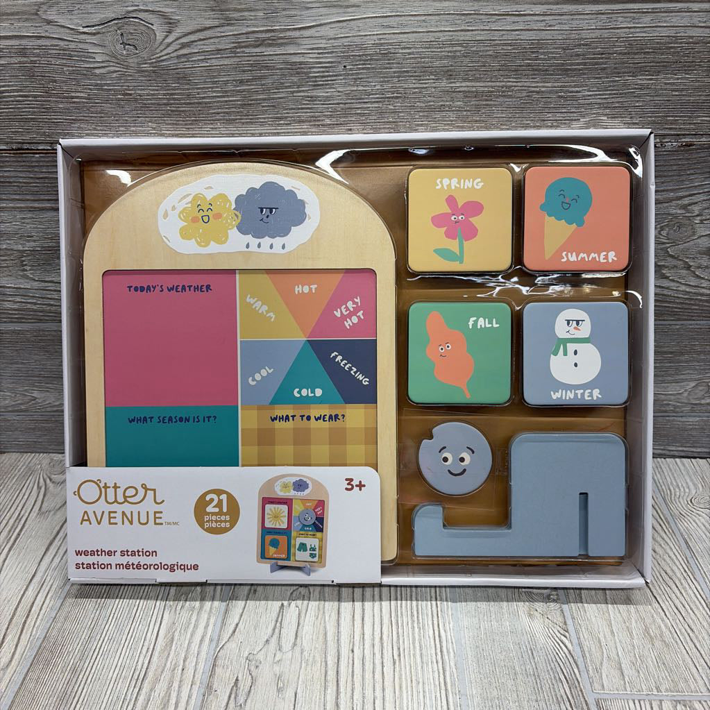 Weather Station Wooden Set