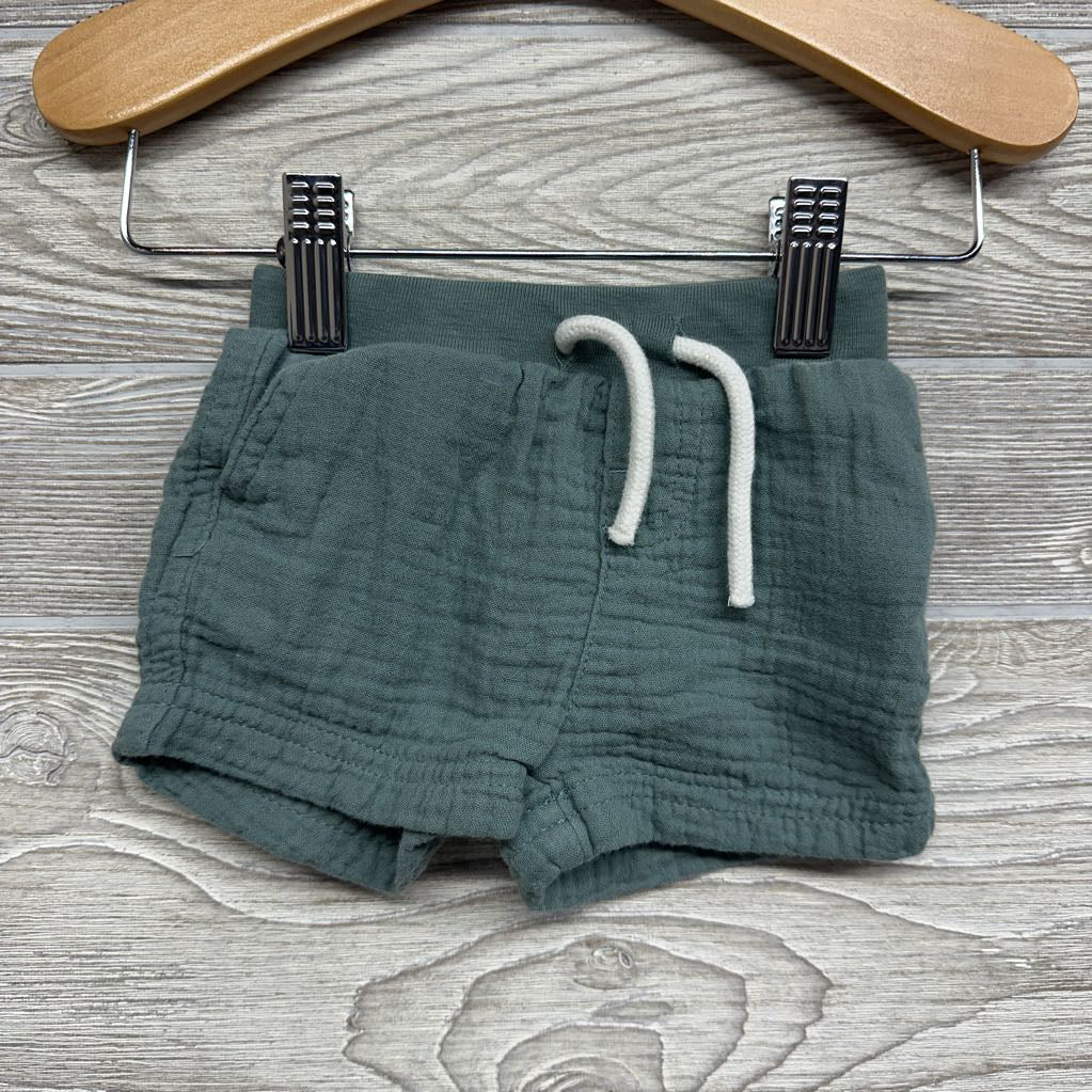 Gauze Button Up Shirt & Shorts 3M