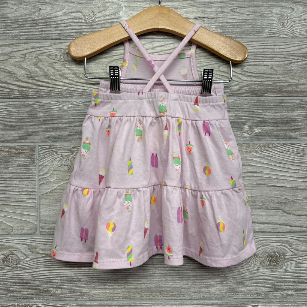 Tank Tiered Dress Ice Cream Cones & Bloomers 12M