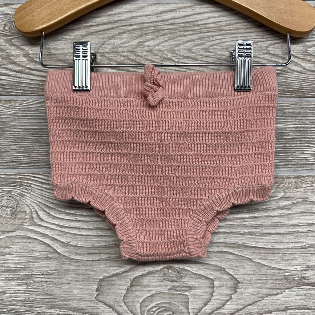 Sweater Knit Shirt & Shorts Scallop Trim 12M