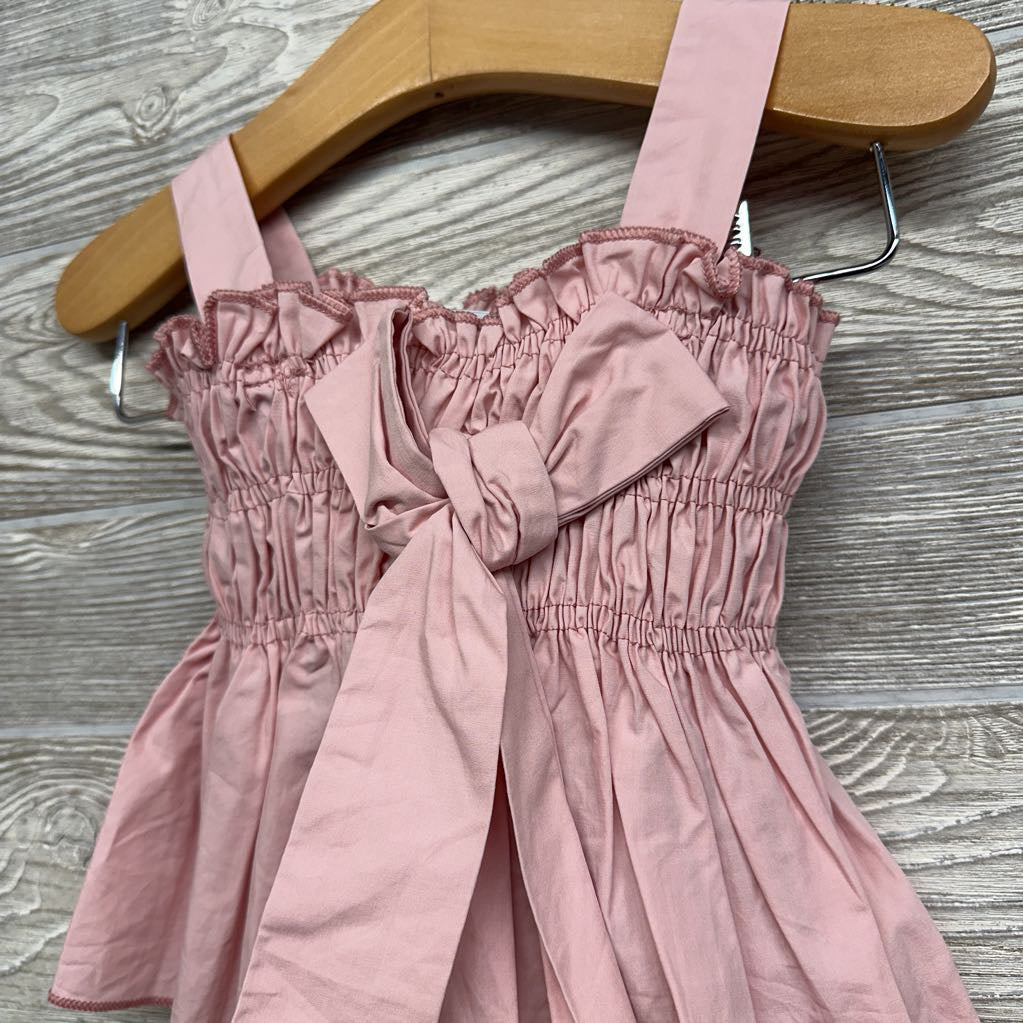 Smocked Tank Top Bow & Bubble Shorts 9-12M