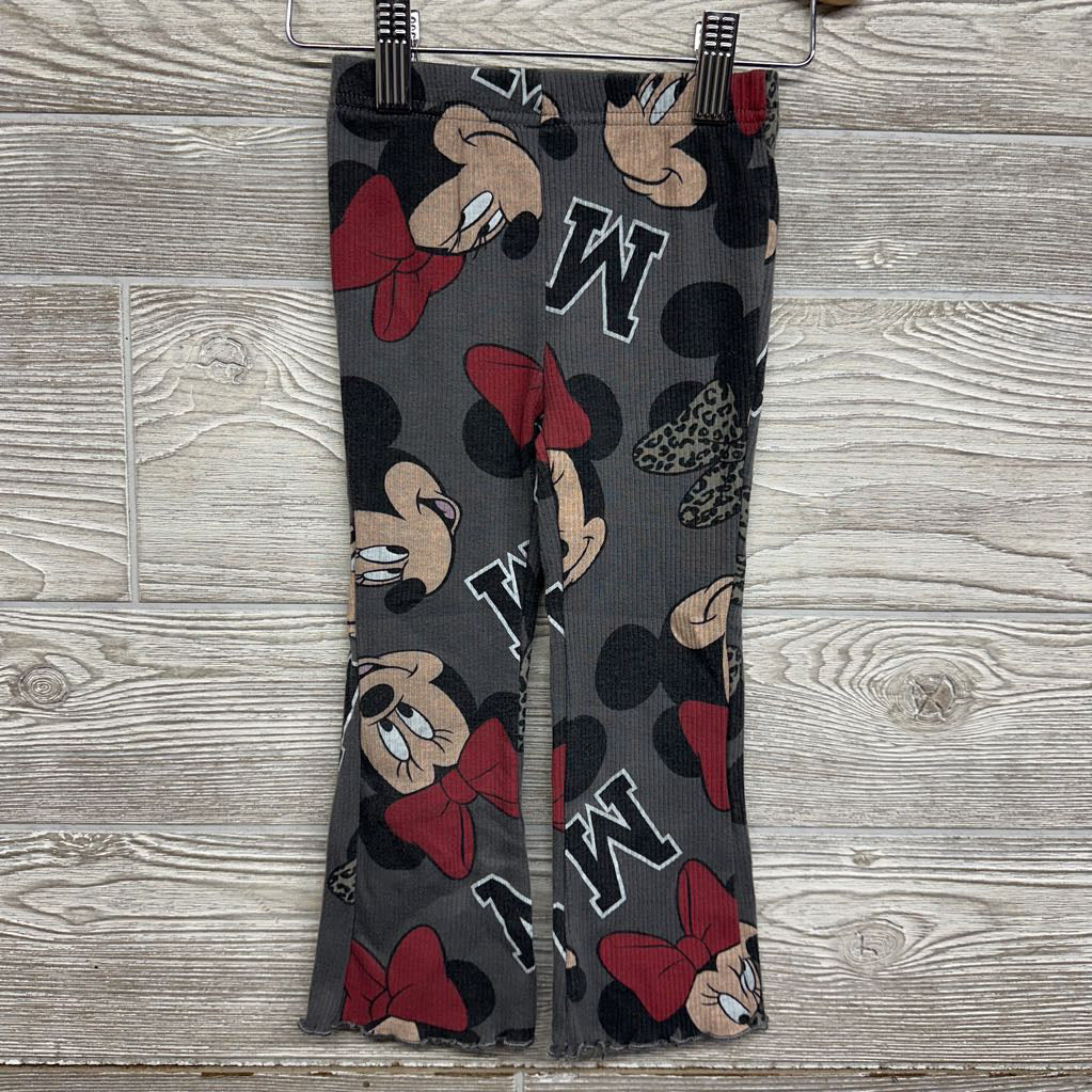 Crewneck & Ribbed Flare Pants Minnie Mouse 3T