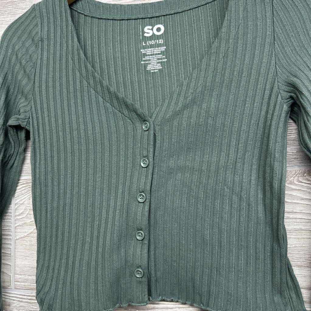 LS Ribbed Tank Top & Cardigan 10-12