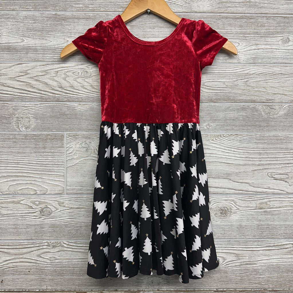 Velour Dress & Tree Skirt 5-6
