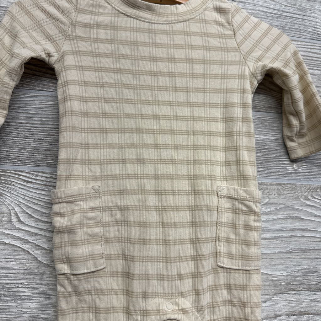 Ribbed Outfit Stripes W/ Pockets 0-3M