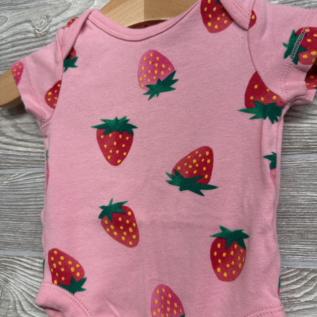 Bodysuit Strawberries 0-3M