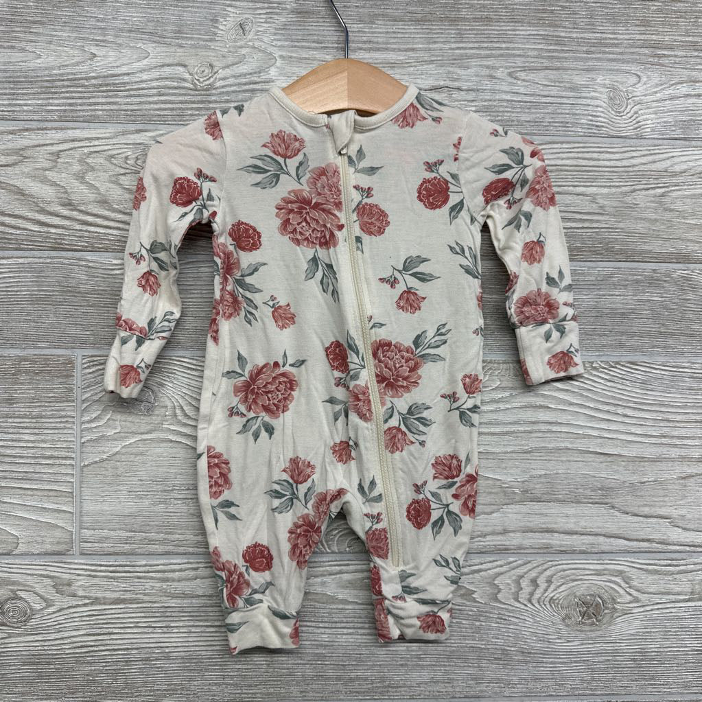 LS Modal Outfit Flowers 0-3M