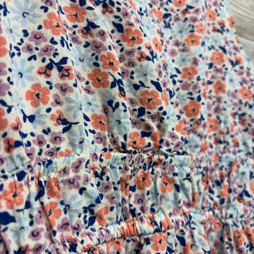 Tank Tiered Dress Flowers 6-7