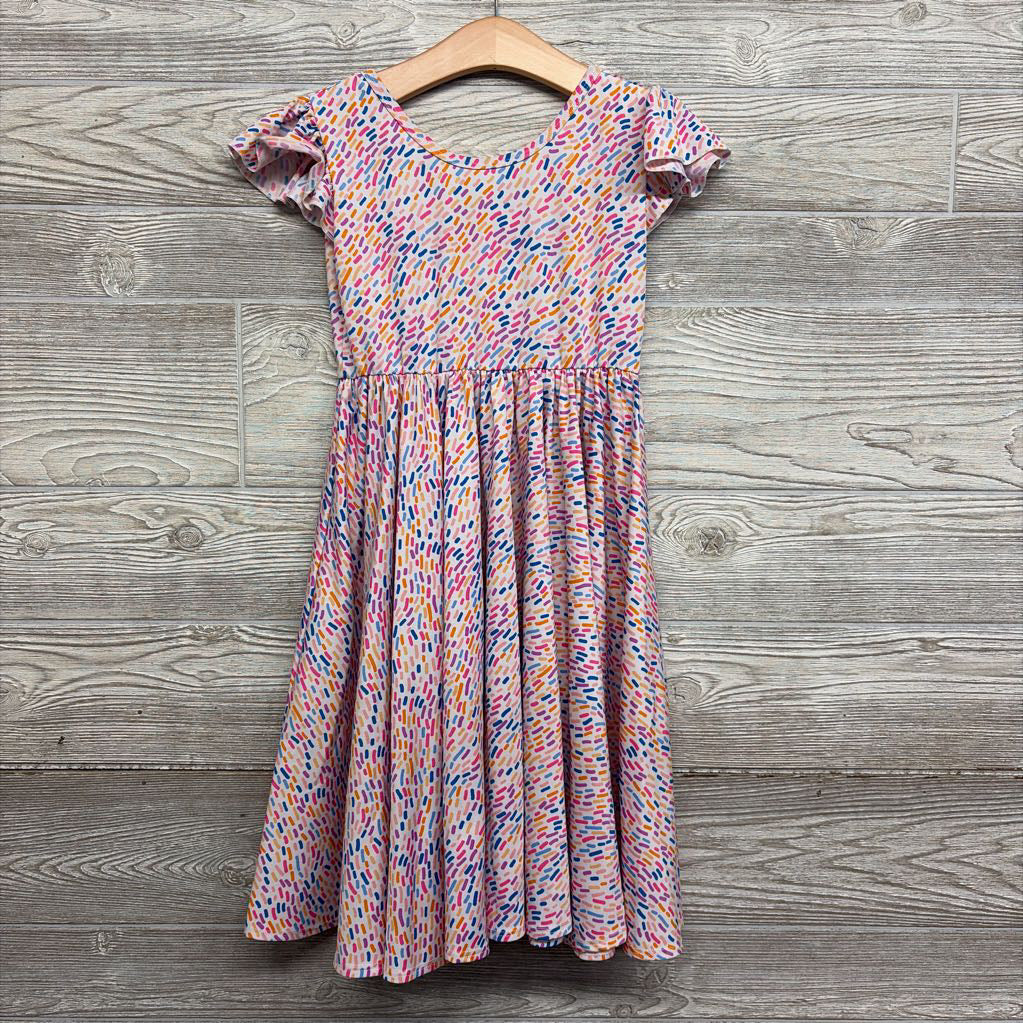 Flutter Sleeve Twirl Dress Sprinkles 7