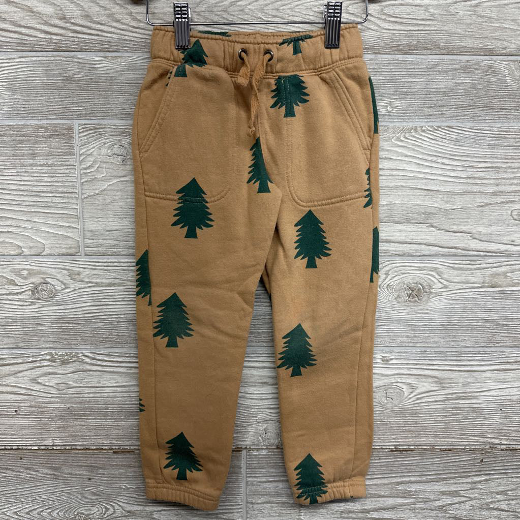Drawstring Sweatpants Trees 4T