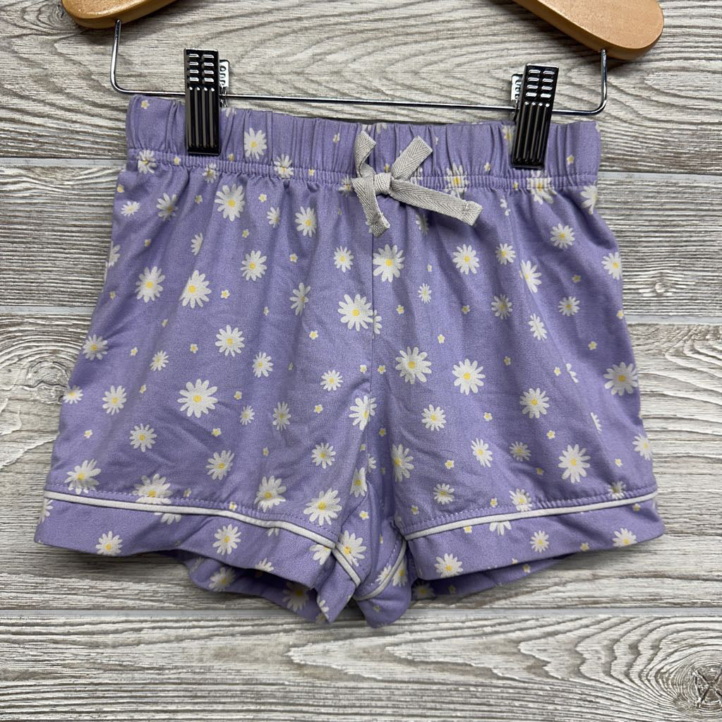 2 Pc Button Up PJs Flowers 6-6X