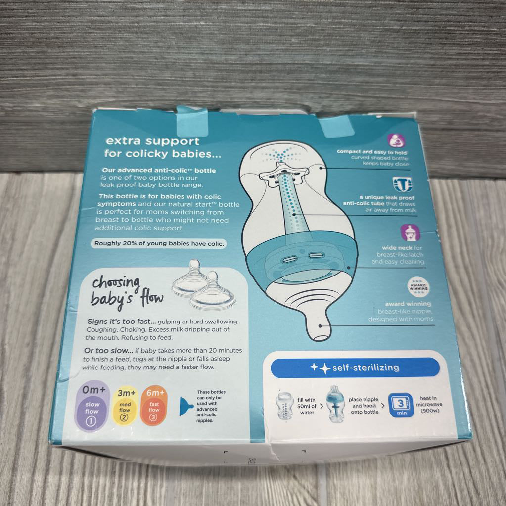 NEW 2 Pk Advanced Anti Colic Bottles