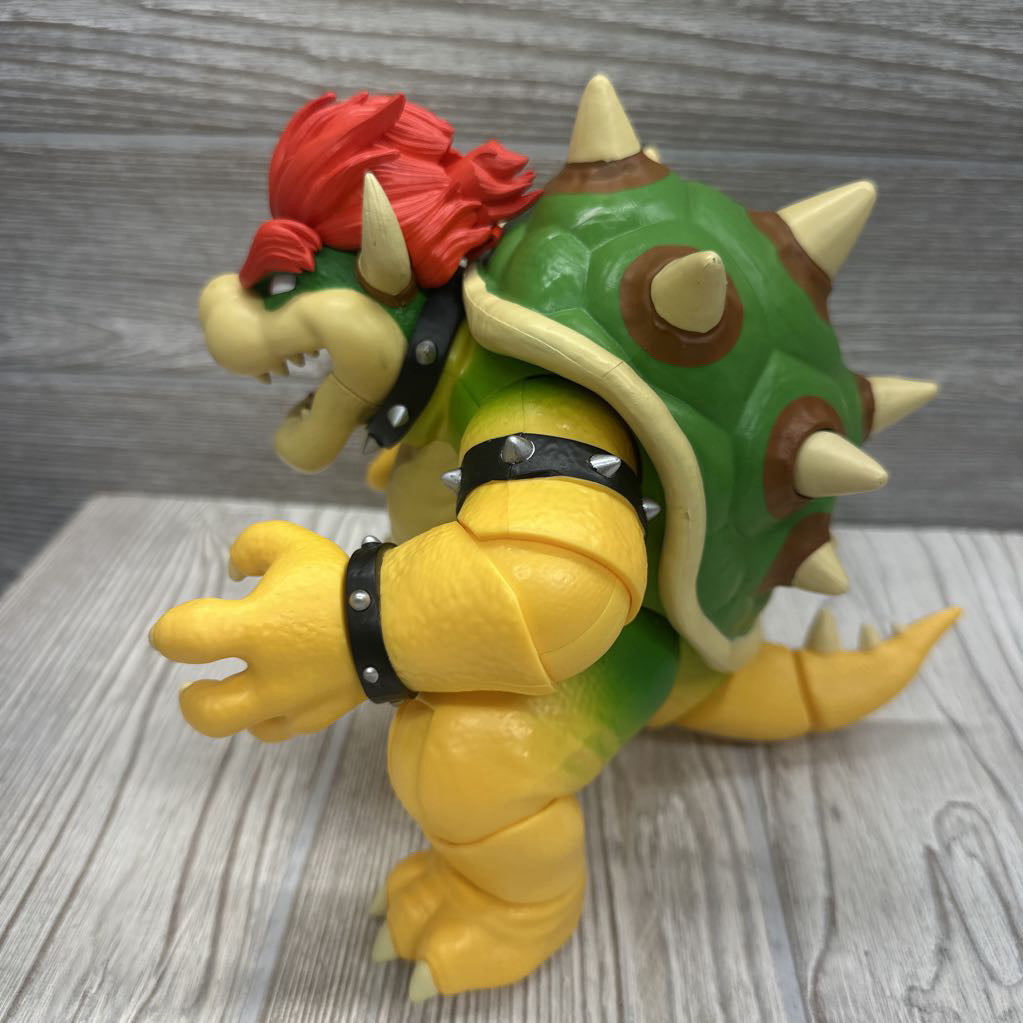 Bowser Action Figure 7" With Fire Breathing Effects