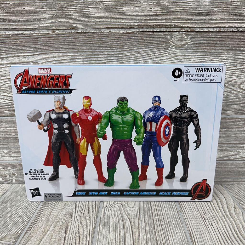 NEW 5 Pk Beyond Earth's Mightiest Action Figure Set