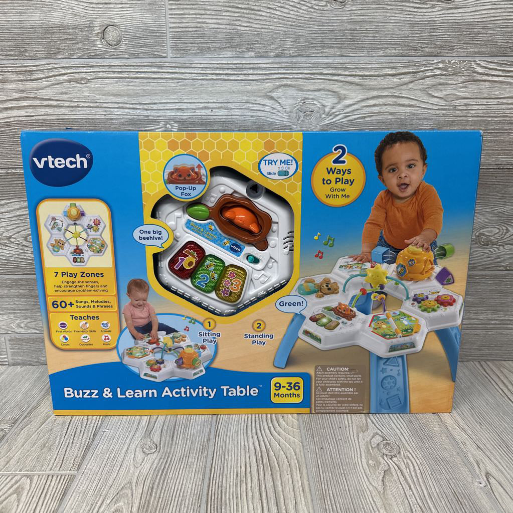 NEW Buzz & Learn Activity Table