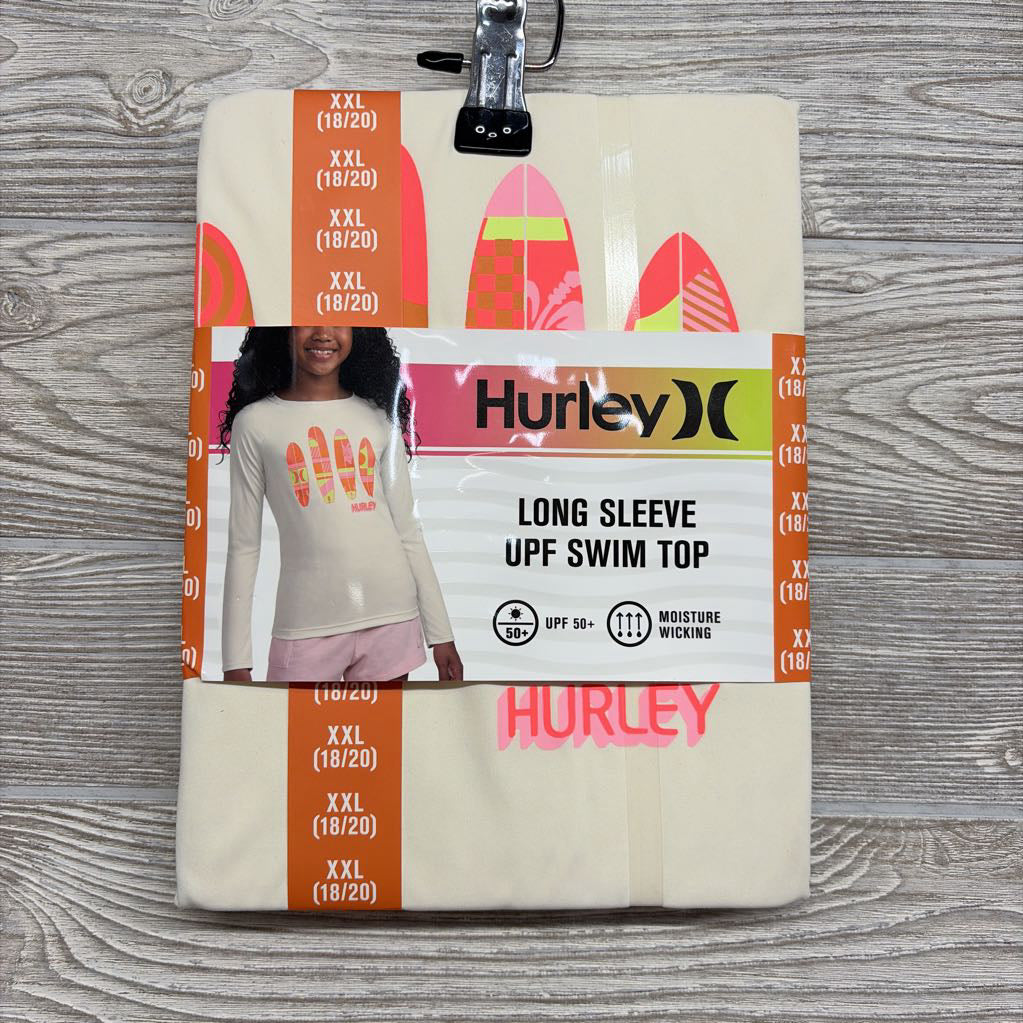 NEW LS Swim UPF Swim Top Surf Boards 18-20