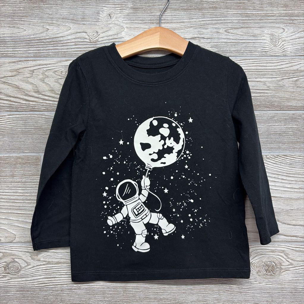 LS Shirt Astronaut Moon 4T