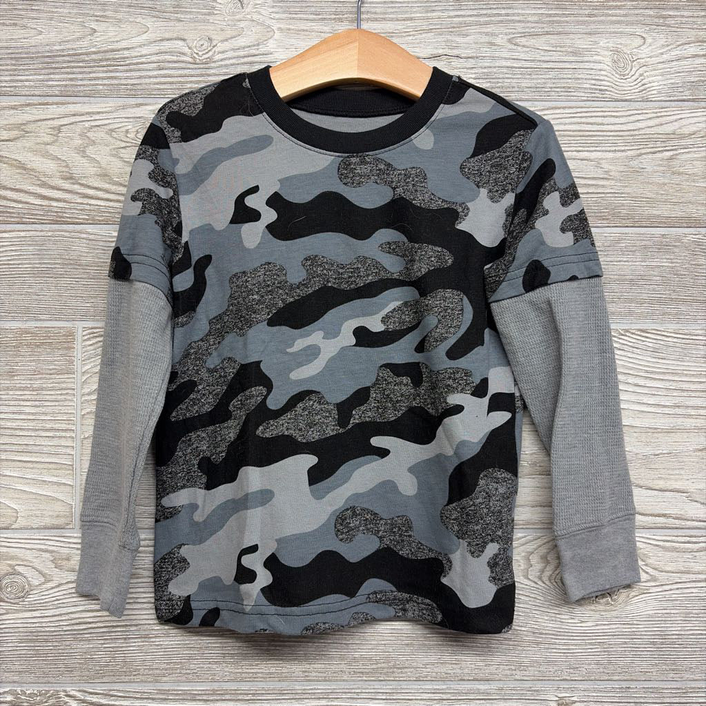 LS Shirt Camo 4T