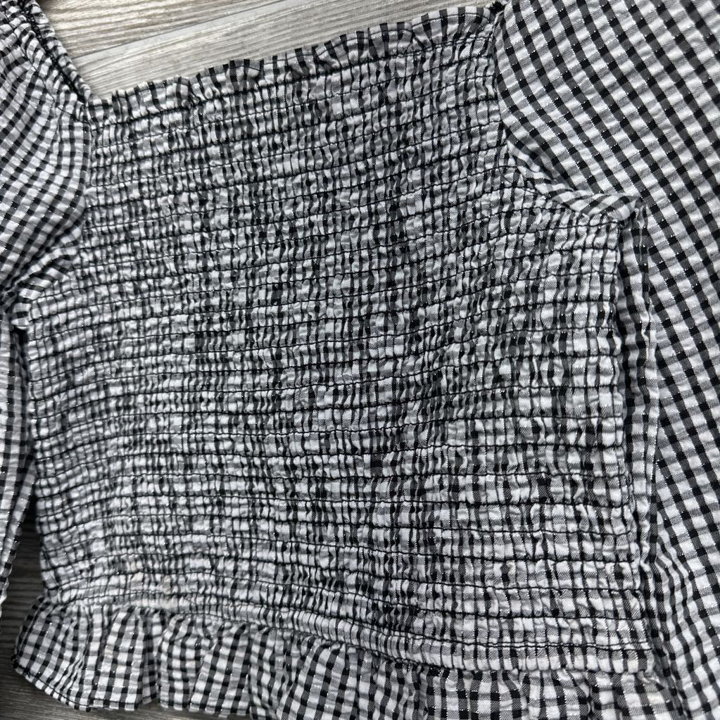 NEW Crop Smocked Off The Shoulder Blouse 10