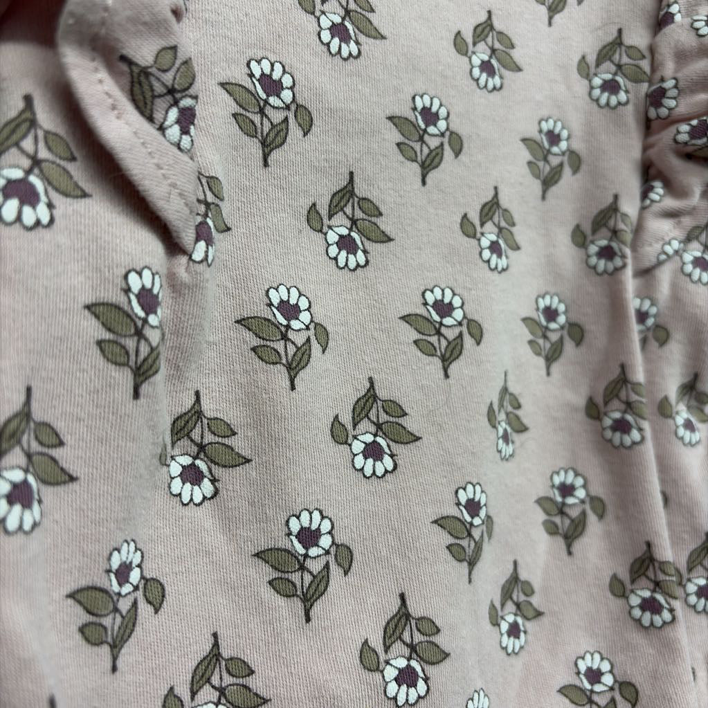 Flutter Sleeve Bodysuit Flowers 3-6M