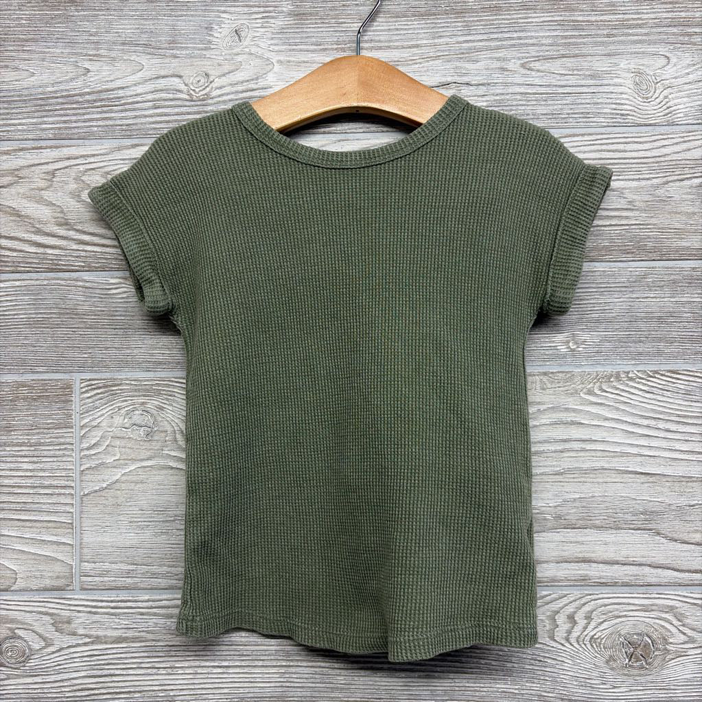 Weathered Waffle Knit Shirt & Shorts 18M