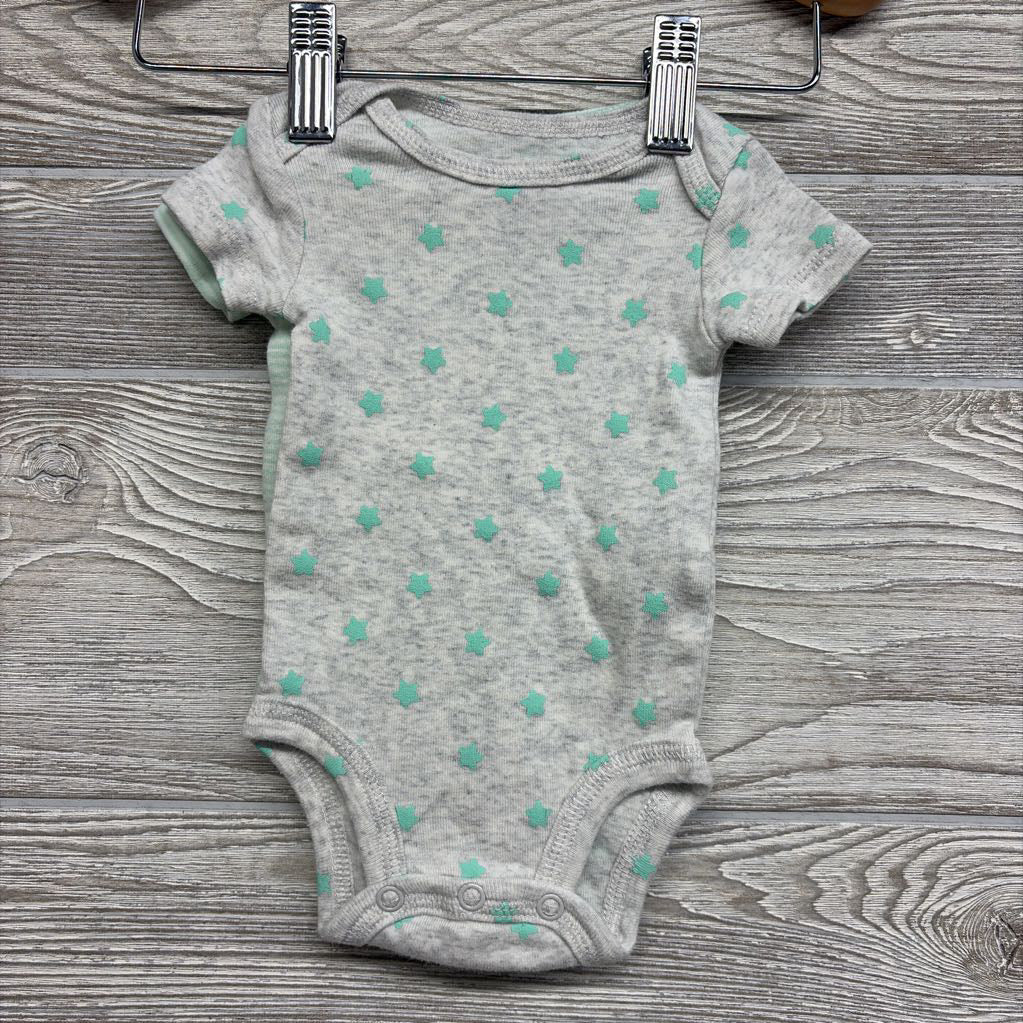 2 Pk Bodysuits Stripes Mommy's Cutie Stars & Pants Stripes NB