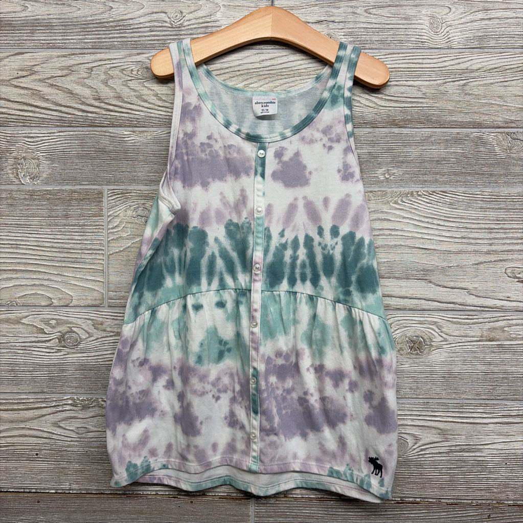 Tank Top Buttons Tie Dye 13-14