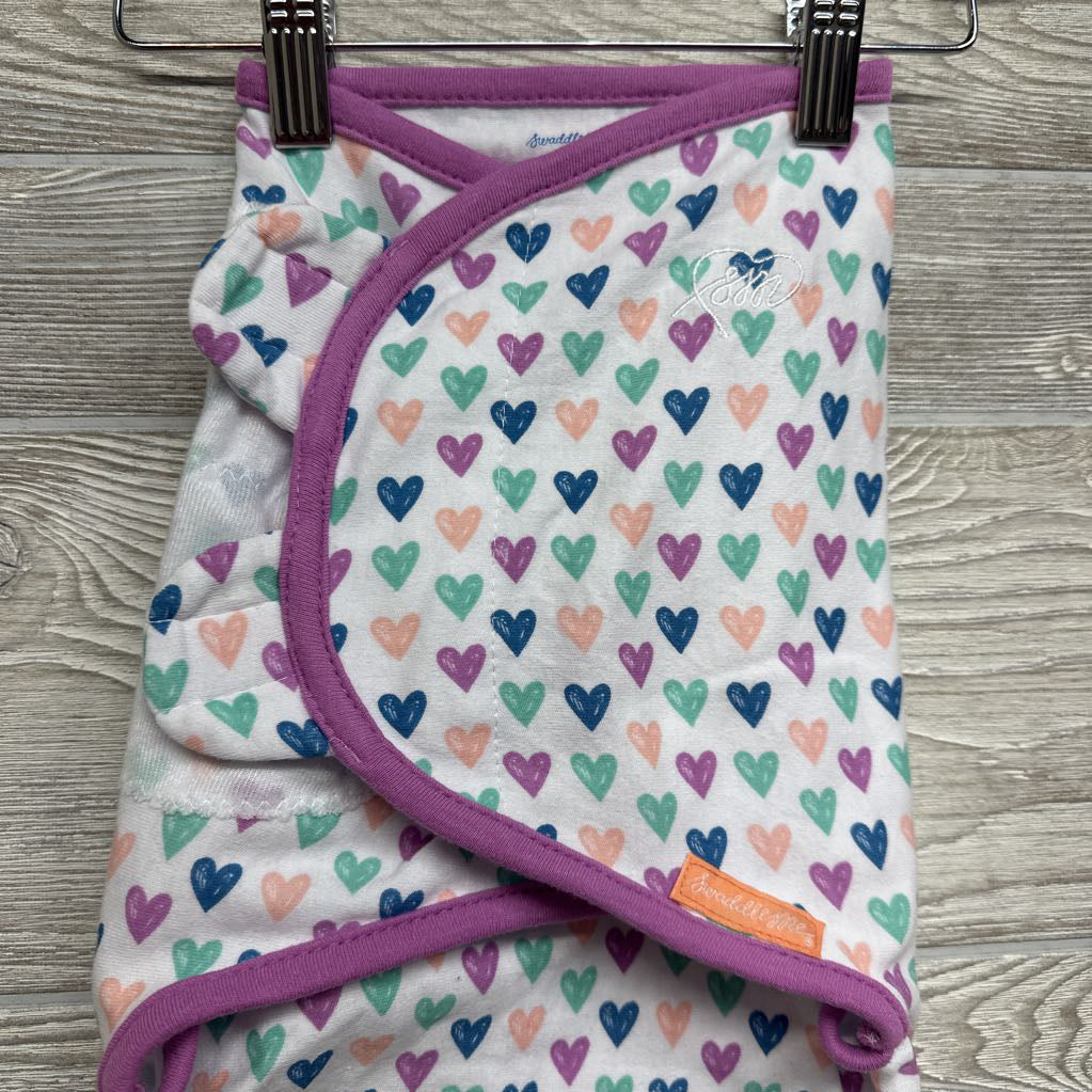 Swaddle Me Hearts 0-3M