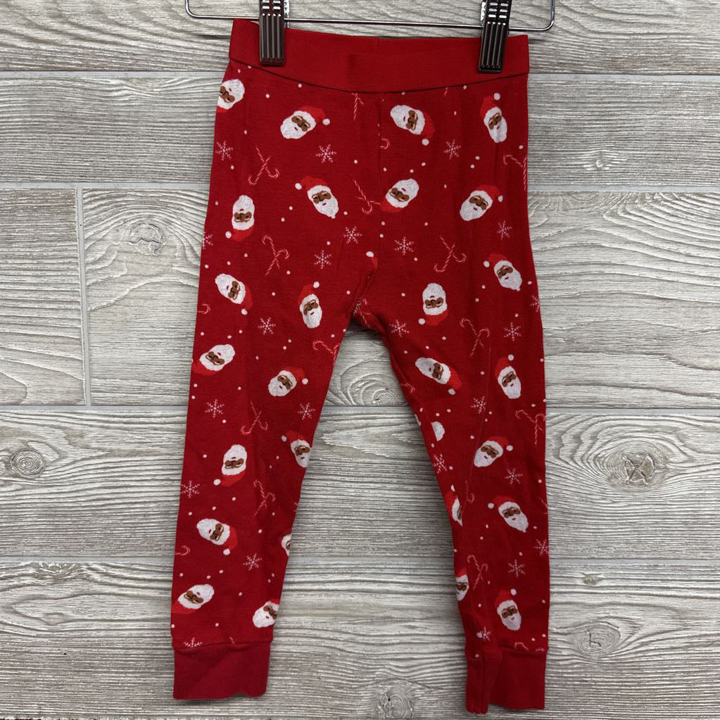 2 Pc LS PJs Santa Candy Canes 3T