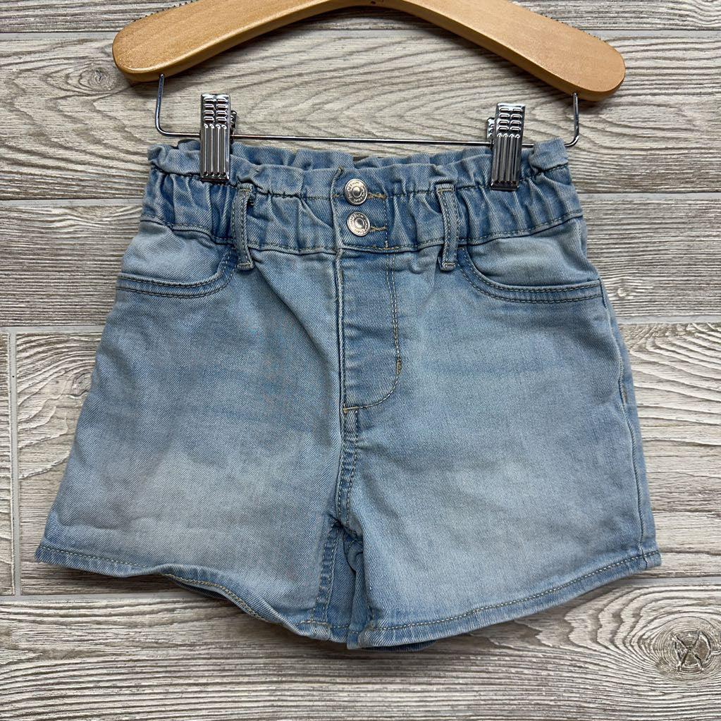 Denim Paperbag Shorts 6