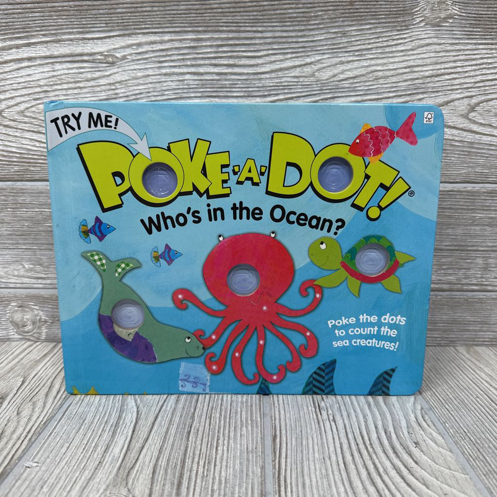 Poke-A-Dot Who's In The Ocean? Board Book