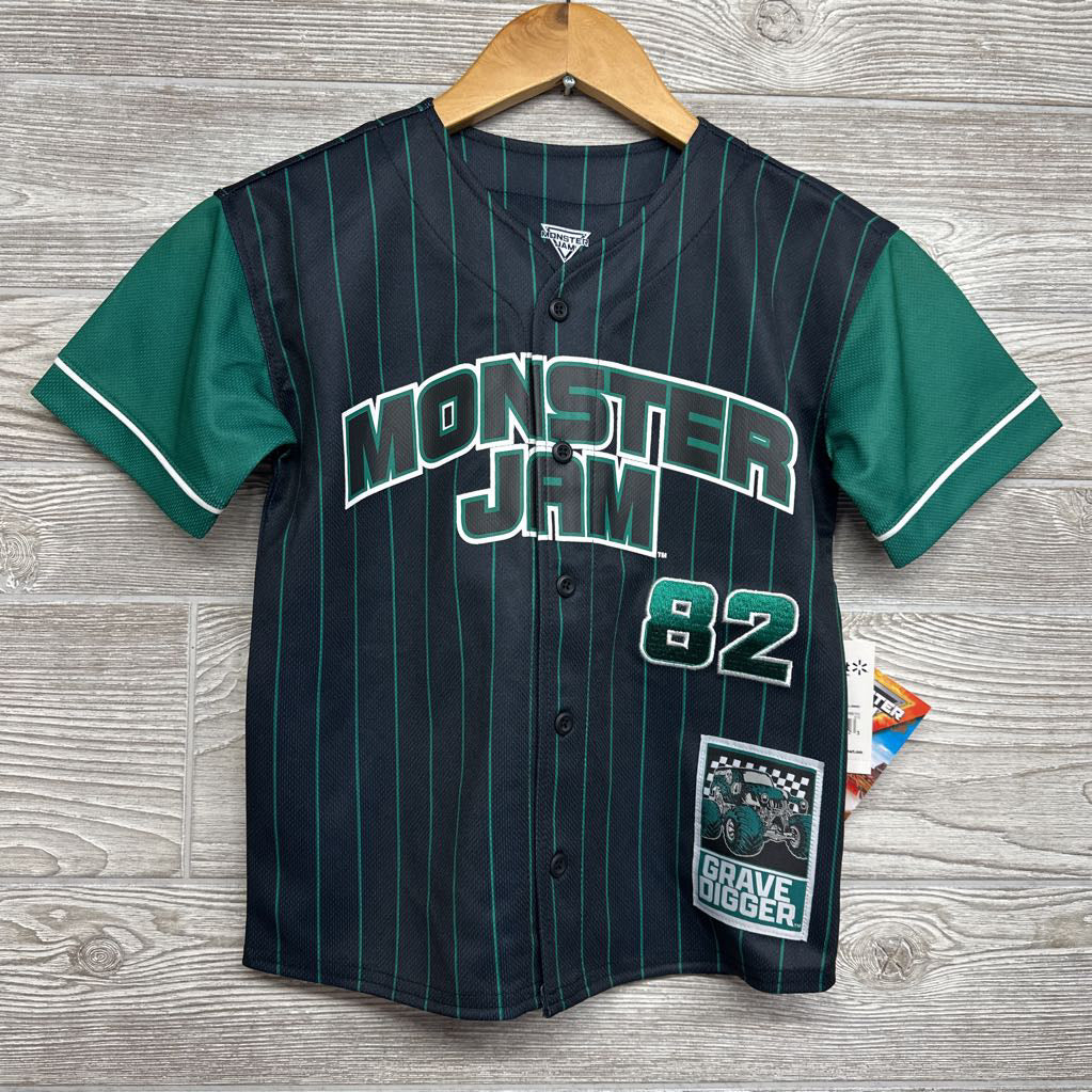 NEW #82 Grave Digger Baseball Jersey 6-7
