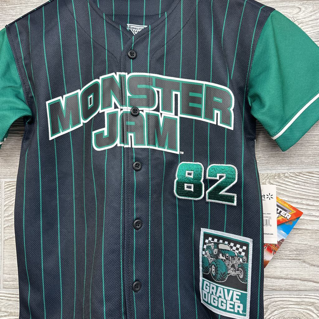 NEW #82 Grave Digger Baseball Jersey 6-7